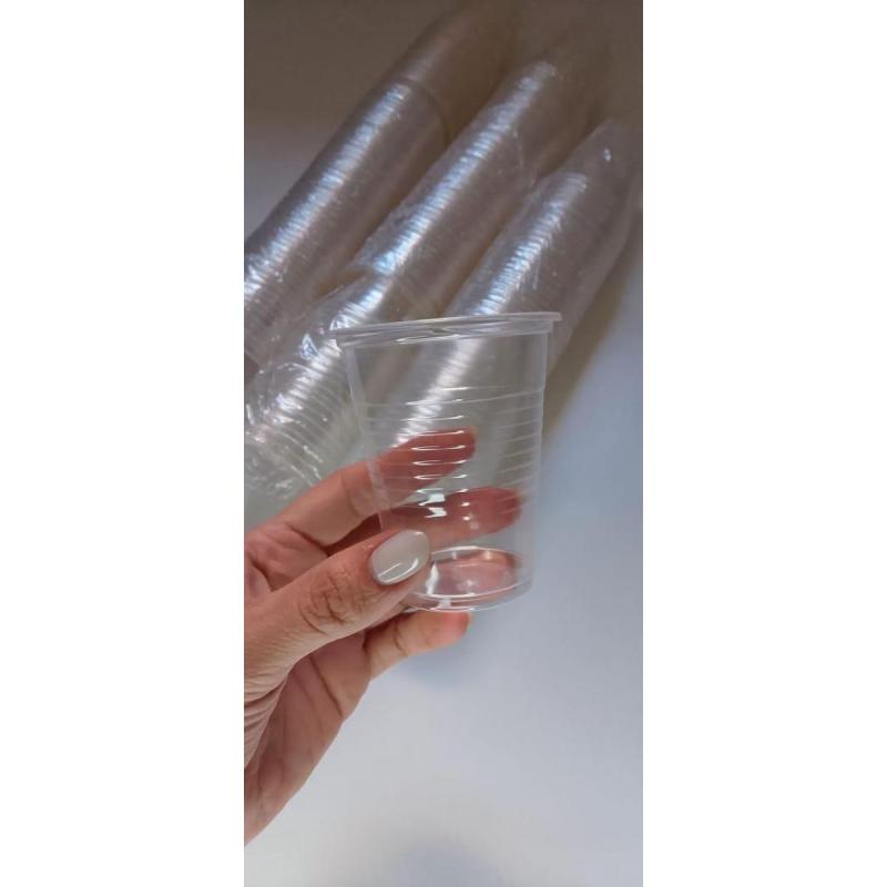 VASOS DESCARTABLES TRASPARENTES 180 cc