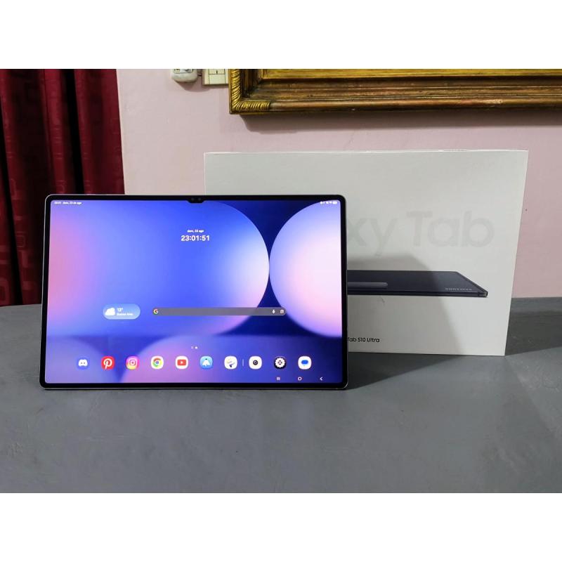 Samsung Galaxy Tab S10 Ultra, Color Gris, 12gb/256gb, Teclado + Funda