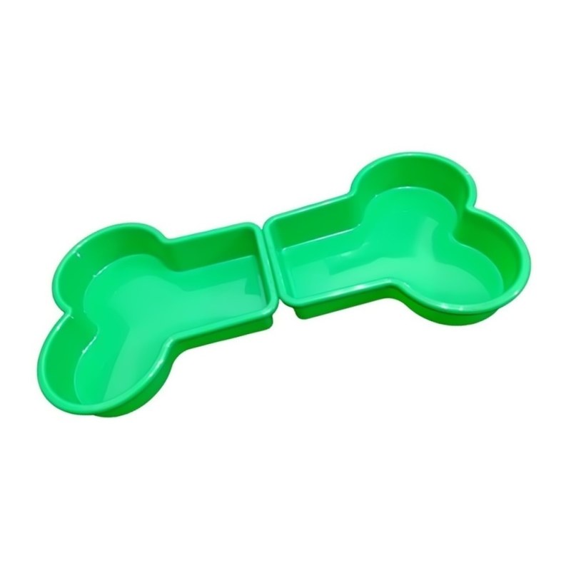Comedero y bebedero modelo huesito. Para perros de tamaño mediano y grande. - 6