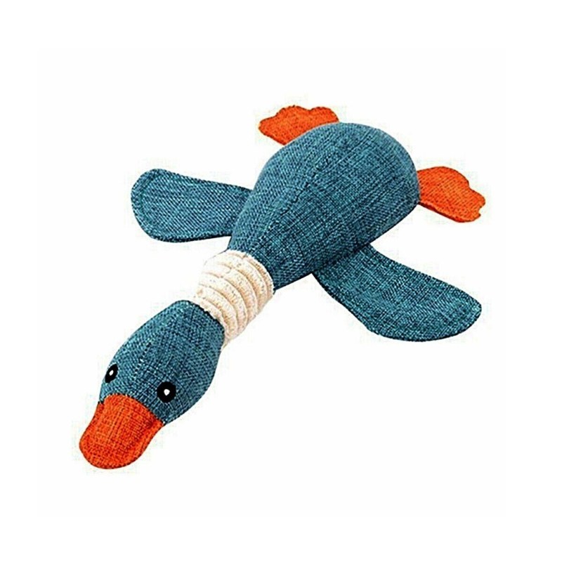 Juguete para perro mediano / grande. Oca de tela con chifle. - 5