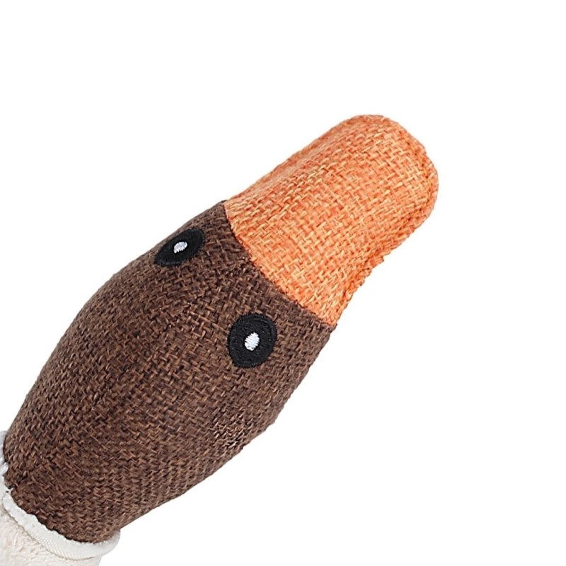 Juguete para perro mediano / grande. Oca de tela con chifle. - 9