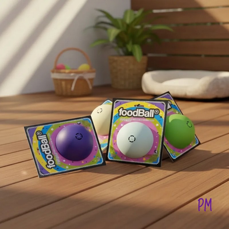 Pelota comedero Foodball para perros medianos y grandes.