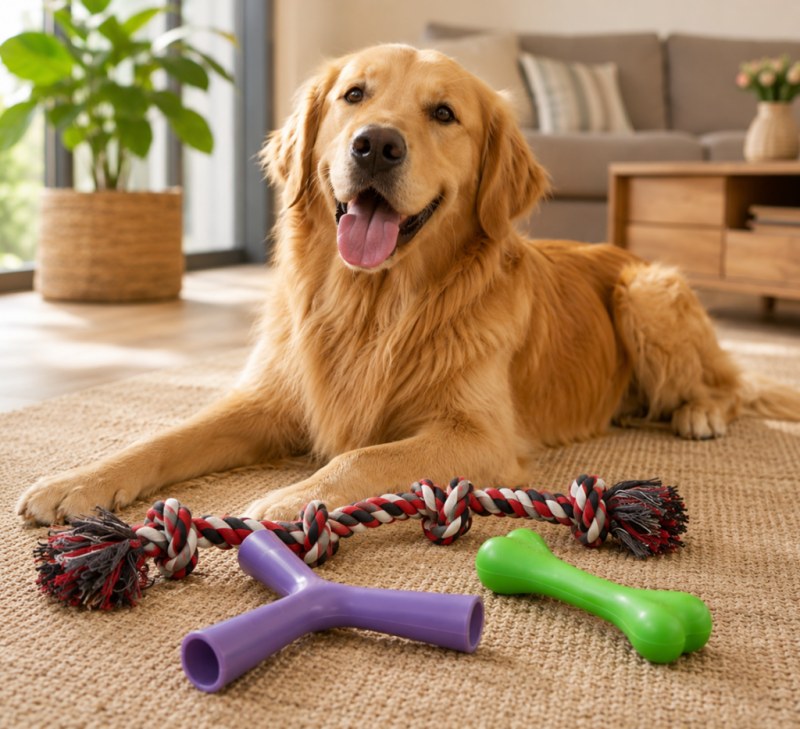 Set de juguetes para perros de tamaño grande. 3 Productos.