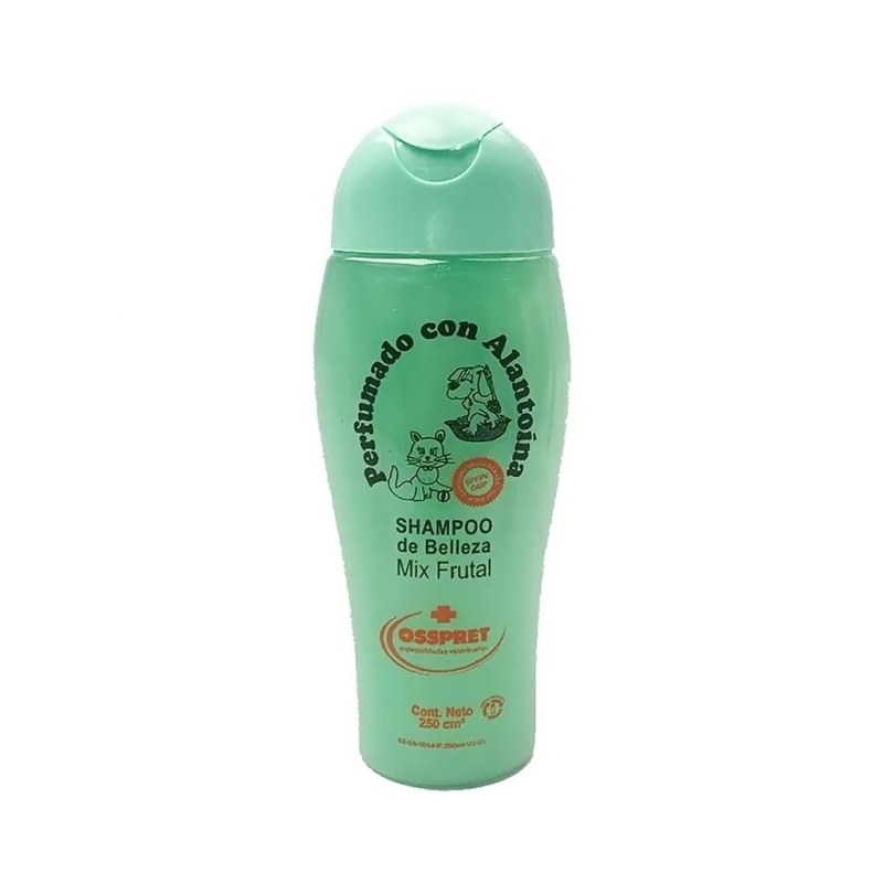 Shampoo Osspret Mix frutal + rastrillo para animales de pelo largo - 2