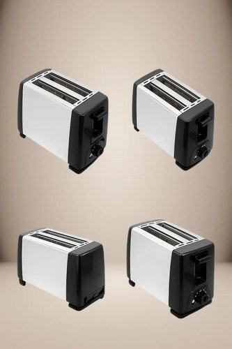 Tostadora 650w Plateado Y Negro - 3