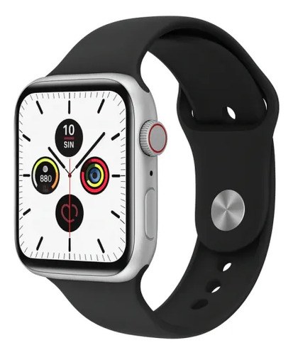 Smartwatch T900 Pro Max Serie 8 Plateado Plateado Sport Negro