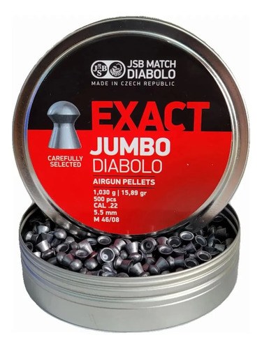 Balines Jsb Exact Jumbo Cal 5,52 Diabolo 15,89g Lata X 500u - 4