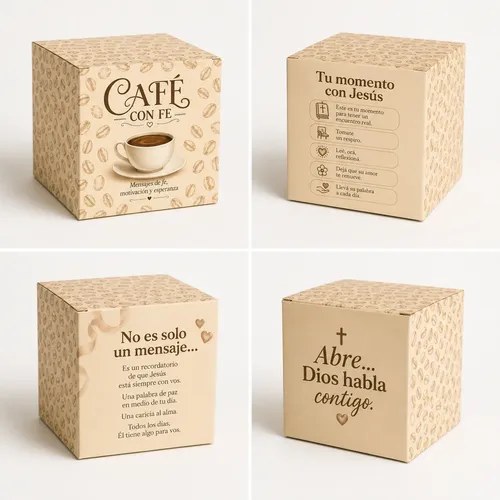 Café Con Jesús Tarjetas Devocionales Impreso Cafe