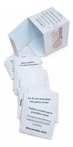 Café Con Jesús Tarjetas Devocionales Impreso Rosa - 2