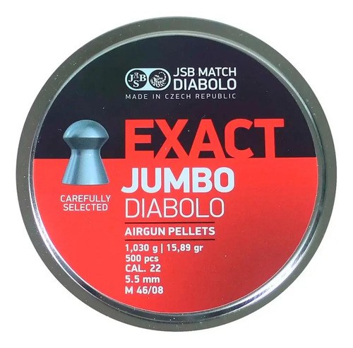 Cable Jsb Exact Jumbo Diabolo De 5,5 Mm Y 500 Pulgadas, 15,89 G - 2