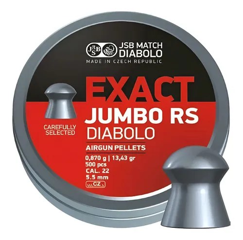 Balines Jsb Exact Jumbo Rs Cal 5.52 Mm Diabolo 13,43g Lata X500