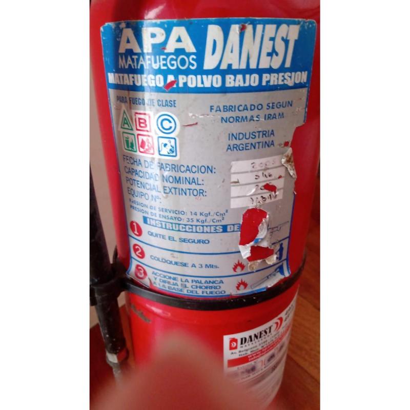 Matafuego 5 Kg ABC De Polvo Químico Seco (Usado) - 2