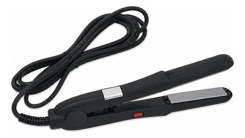 Plancha De Pelo Mini Compacta Para Viaje Negro