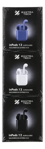 Auriculares Inalambricos I12 Exxtra Tech Negro - 8
