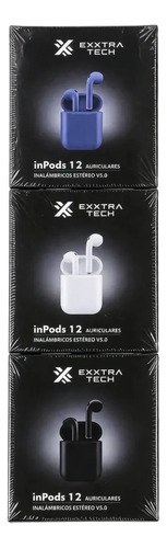 Auriculares Inalambricos I12 Exxtra Tech Gris - 8