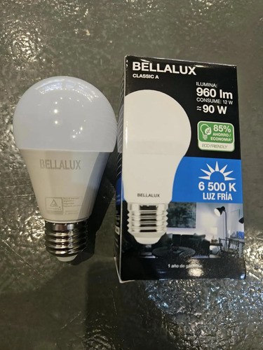 Foco Led Bellalux Classic Bulbo E27 12w 90w 960lm Luz Fria Blanco Frío - 3