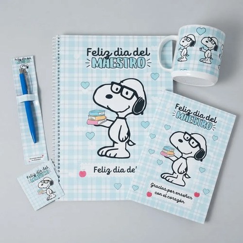 Kit Regalo Día Del Maestro Cuaderno Lapicera Anotador Iman - 3