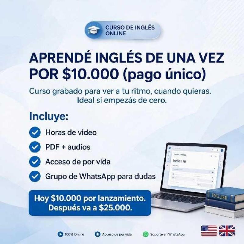 Curso De Ingles Nivel Básico A Avanzado