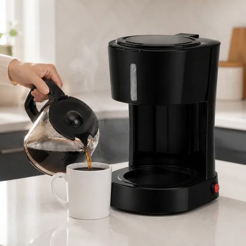 Cafetera Electrica 15 Tazas 1,25 L Jarra De Vidrio 650w Negro - 2