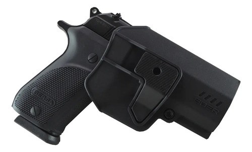 Pistolera Nivel 2 Bersa 380/380cc/plus Boer Negro Diestro Negro - 6
