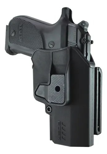 Pistolera Nivel 2 Bersa 380/380cc/plus Boer Negro Diestro Negro - 7