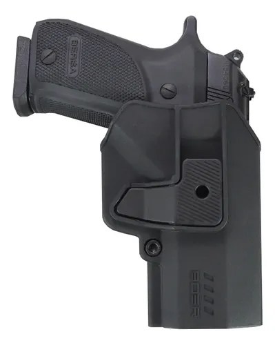 Pistolera Nivel 2 Bersa 380/380cc/plus Boer Negro Diestro Negro - 9