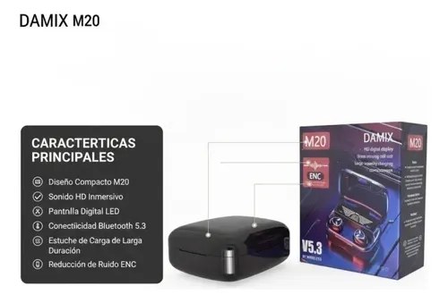 Auriculares M20 Negro - 2