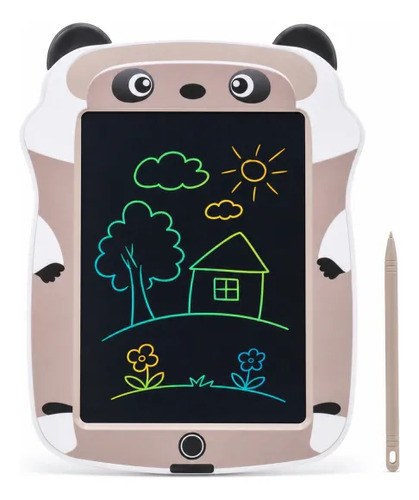 Pizzarra Digital Lcd 9 Para Niños Diseño Animales Verde/rana - 4