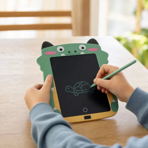 Pizzarra Digital Lcd 9 Para Niños Diseño Animales Verde/rana - 7
