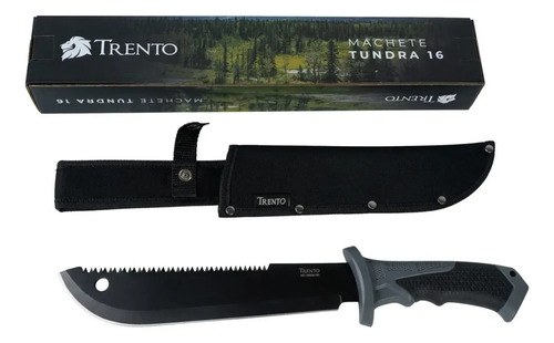 Machete Trento Tundra 16 Acero Inox Sierra Funda - 5