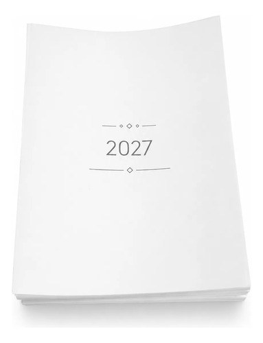 Agendas 2027 Para Anillar A5 Semana A La Vista X 5 Unidades Blanco Semana A La Vista 2027