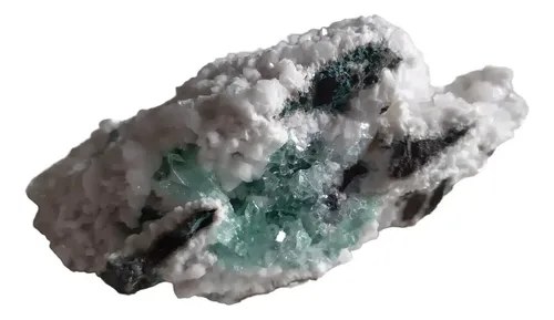 Zeolita (fluorapofilita...) - India Verde