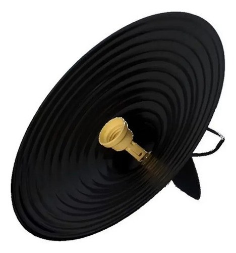 Lampara Colgante Tipo China De Metal Para Techo Negro - 2