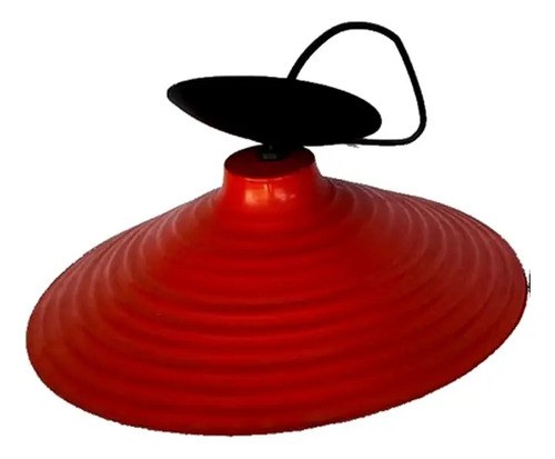 Lampara Colgante Tipo China De Metal Para Techo Rojo