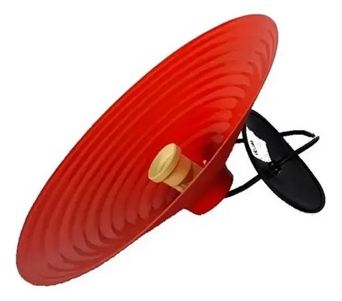 Lampara Colgante Tipo China De Metal Para Techo Rojo - 2