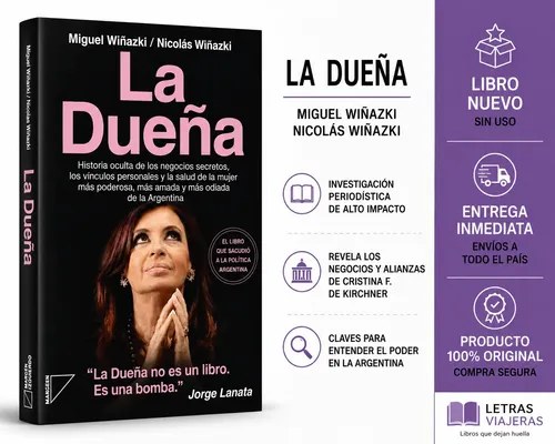 Libro La Dueña - Miguel Y Nicolas Wiñazki - 2