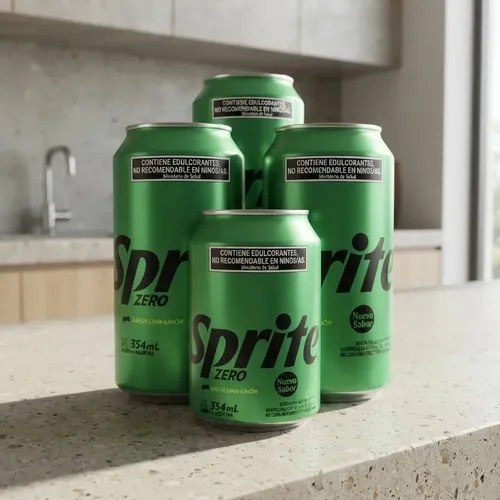 Sprite Zero Lata 354ml Lima Limón Pack X 6 Unidades