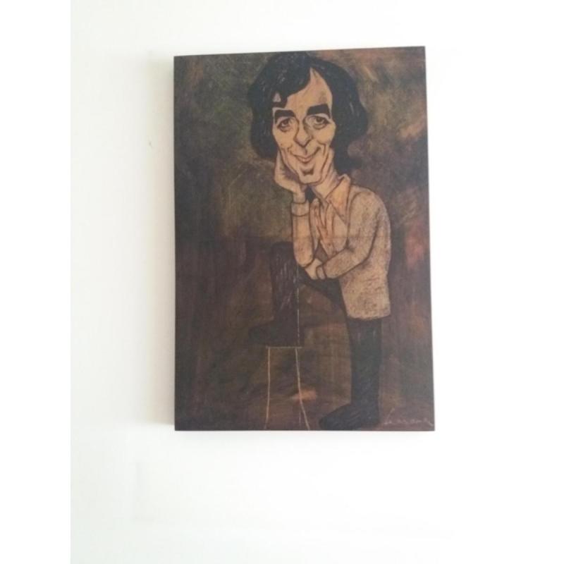 Lámina de colección enmarcada en bastidor