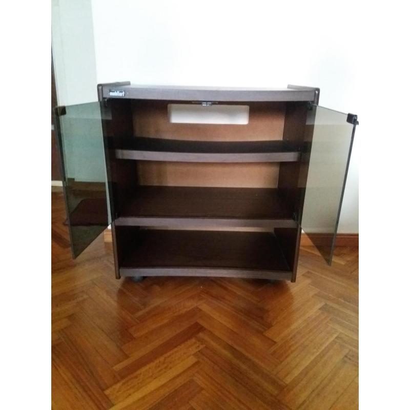 MESA DE TV CON ESTANTES - 3