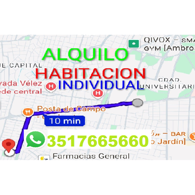 Alquilo HABITACION individual - 2