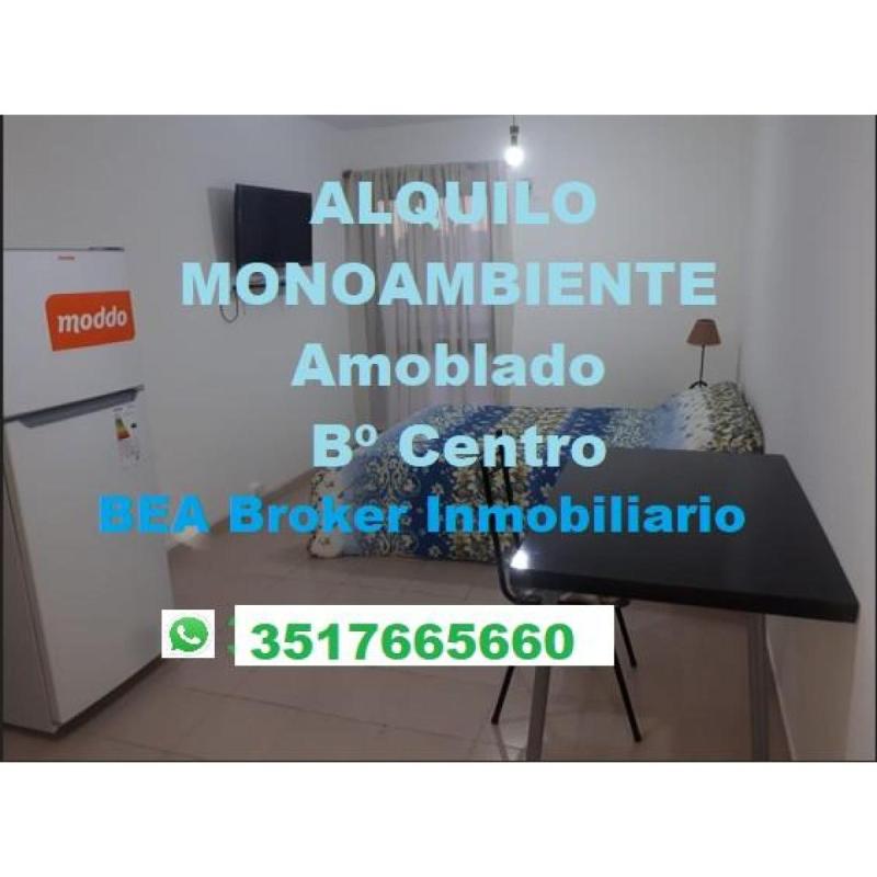 Alquilo AMOBLADO monoambiente B°Centro