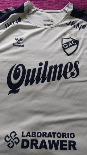 Camiseta Quilmes 2024 Orig, Hummel Consultar Stock Blanco 111 - 3