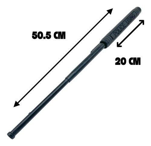 Baston Extensible Tonfa Cachiporra De Acero Uso Policial - 2