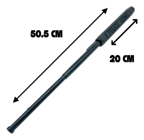 Baston Extensible De Acero Para Defensa Personal Con Funda - 2
