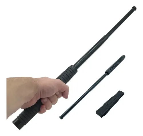 Baston Extensible De Acero Para Defensa Personal Con Funda - 3