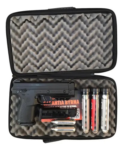 Pistola Disuasiva Kit Byrna Sd Xl Defensa Personal No Letal Negro 1727.2 Mm