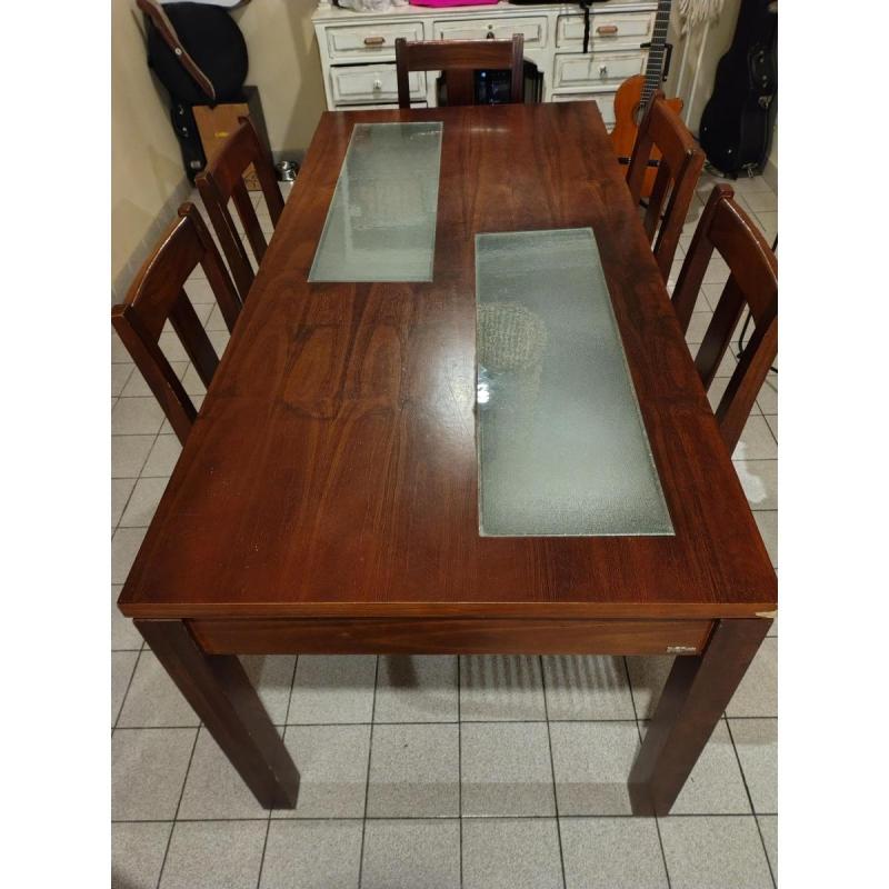 Juego comedor con 6 sillas - 4