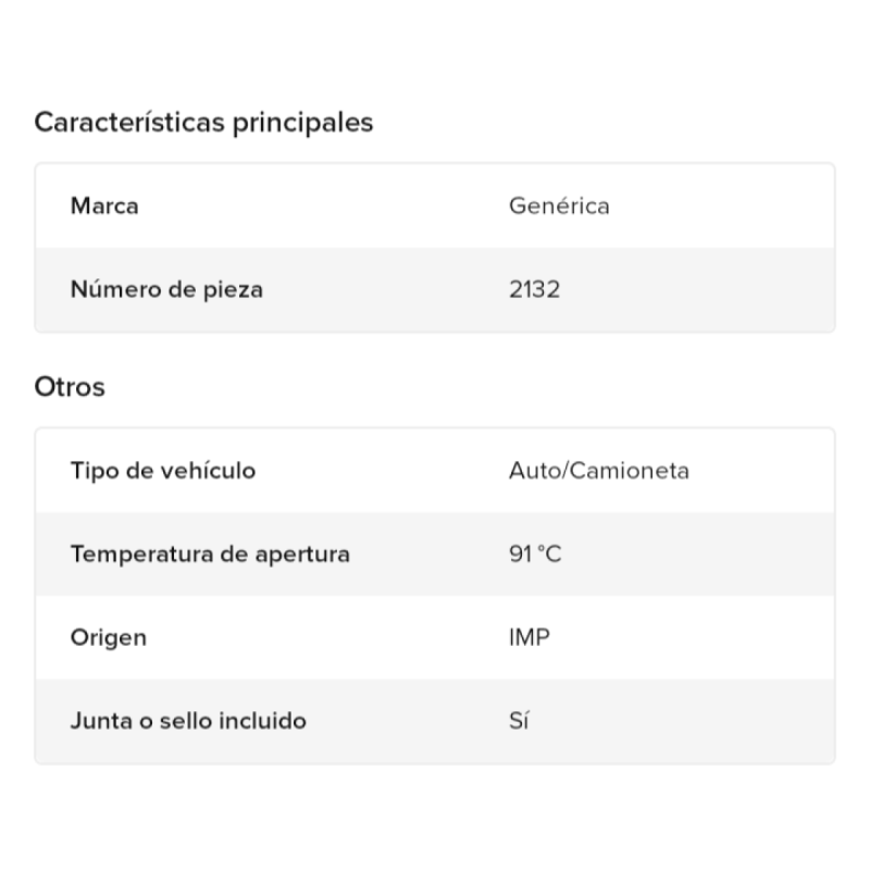 Cuerpo termostato completo Peugeot 1.6 16 v - 2
