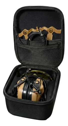Estuche Semirrígido Para Protector Auditivo Y Visual Earmor Negro - 2