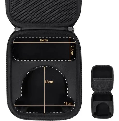 Estuche Semirrígido Earmor Para Protector Auditivo Y Visual Negro - 3